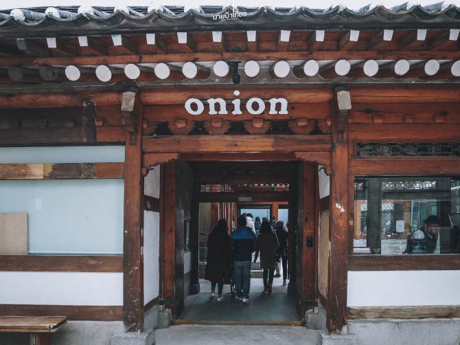 Onion Café Anguk เกาหลี เชียงราย บล็อกท่องเที่ยว