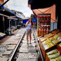 Famous Maeklong Railway Market