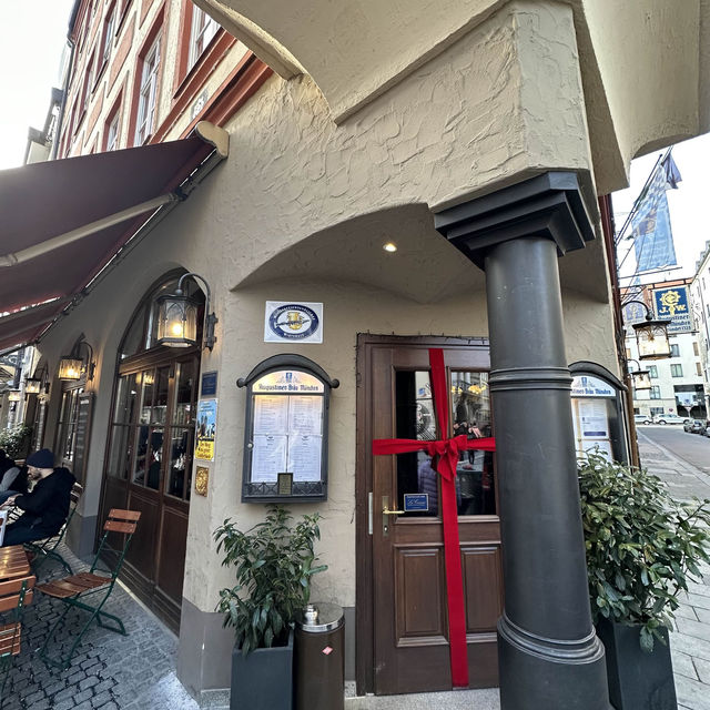 Bavarian food at Augustiner am Platzl
