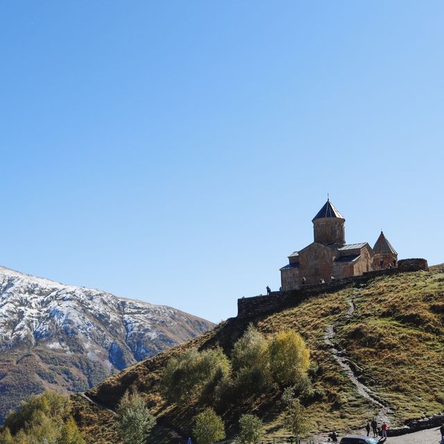 Religious corner of Kazbegi