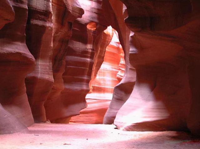 The most beautiful narrow valley in the world - Antelope Canyon.