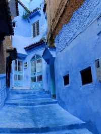 You can always trust the North African blue!!! Chefchaouen town.