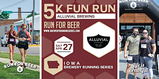 5k Beer Run x Alluvial Brewing | 2024 Iowa Brewery Running Series | Alluvial Brewing Company