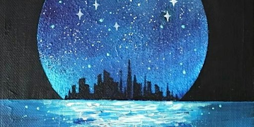 Moon Shadow Paint Party | Flame & Fire Brazilian Steakhouse, Palladio Parkway, Folsom, CA, USA