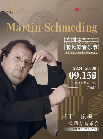 【合作音樂會】廣西管風琴音樂節《馬丁·施梅丁管風琴音樂會》｜音樂會 | 廣西文化藝術中心音樂廳
