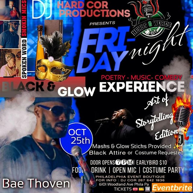 HERBS & WORDS BLACK & GLOW EXPERIENCE | Philadelphia Event Boutique