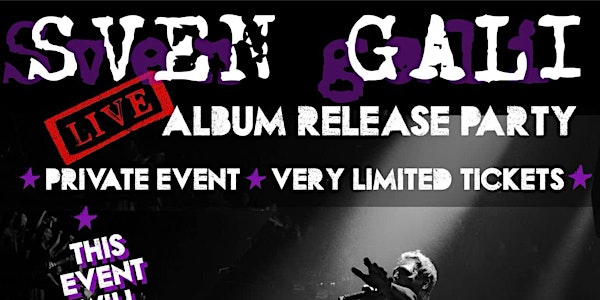 “Sven Gali Live”  release party at Black Frame Studios | Black Frame Studios