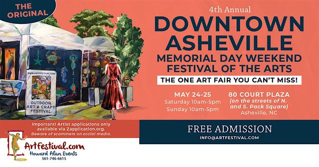 4th Annual Downtown Asheville Memorial Day Weekend Festival of the Arts | Downtown Asheville