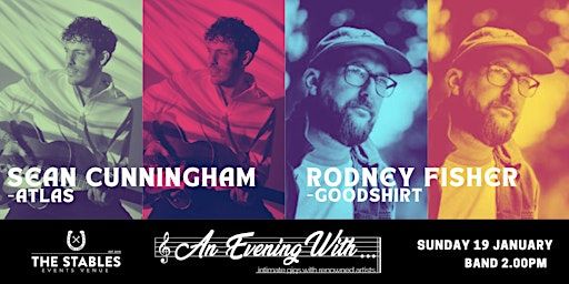 Sean Cunningham & Rodney Fisher: Summer Sunday Session | The Stables Events Venue & Secret Garden Leigh Road, Matakana Country Park, Matakana, New Zealand