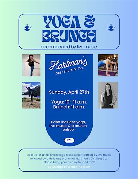 Yoga & Brunch with Live Music at Hartman's Distilling Co. | Hartman's Distilling Co.
