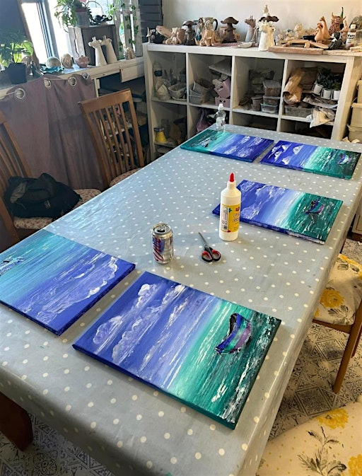 Keep Calm and Paint with Acrylics | Reiki Master & Holistic Training