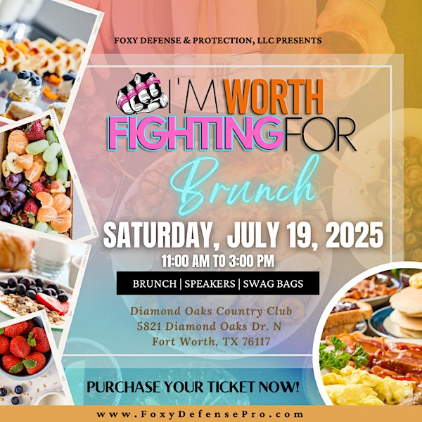 I'm Worth Fighting For Women's Brunch | Diamond Oaks Country Club