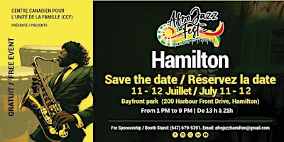 Hamilton  AfroJazz Festival 2026 | Bayfront Park
