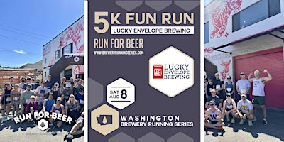 5k Beer Run x Lucky Envelope Brewing| 2026 WA Brewery Running Series | Lucky Envelope Brewing