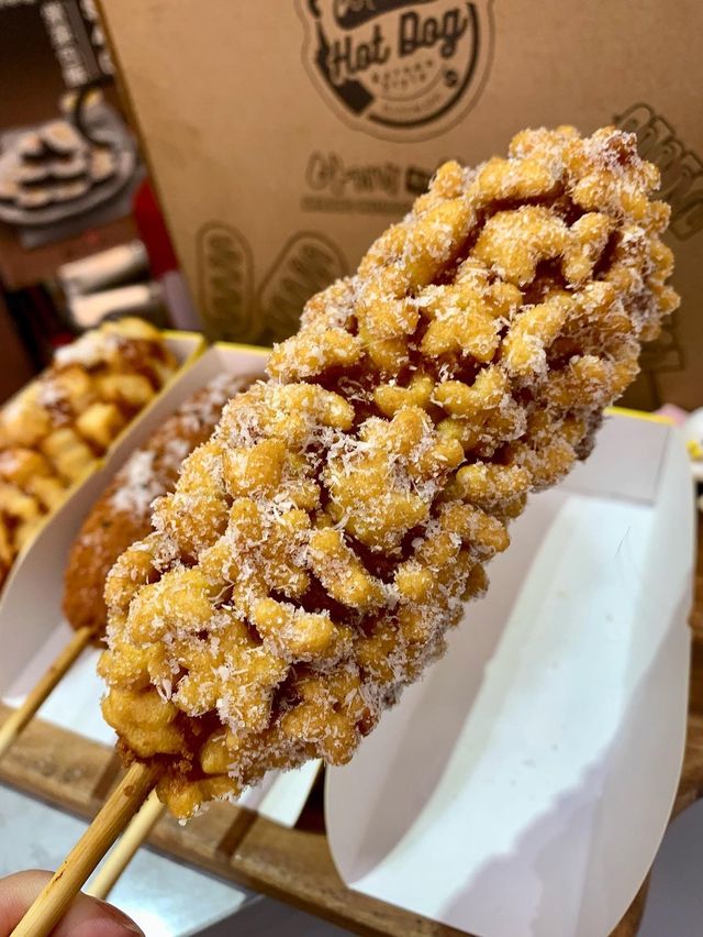 【✨超人氣韓式街頭人食 邪惡芝士拉絲炸熱狗棒🧀🌭️ 】 