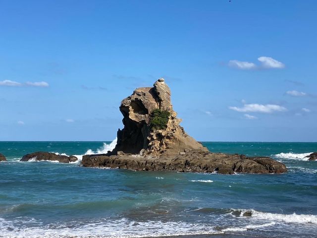 【宮崎】日南梅ヶ浜のライオン岩