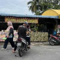 Food street near highway, pasar selasa