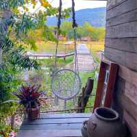 ภูเรือ เรือนไม้ รีสอร์ท ที่พักบรรยากาศดี วิวทุ่งนา
