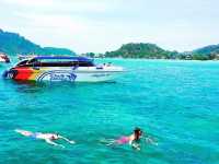 SNORKELING IN TURQUOISE WATER  