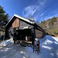 積雪の合戦小屋