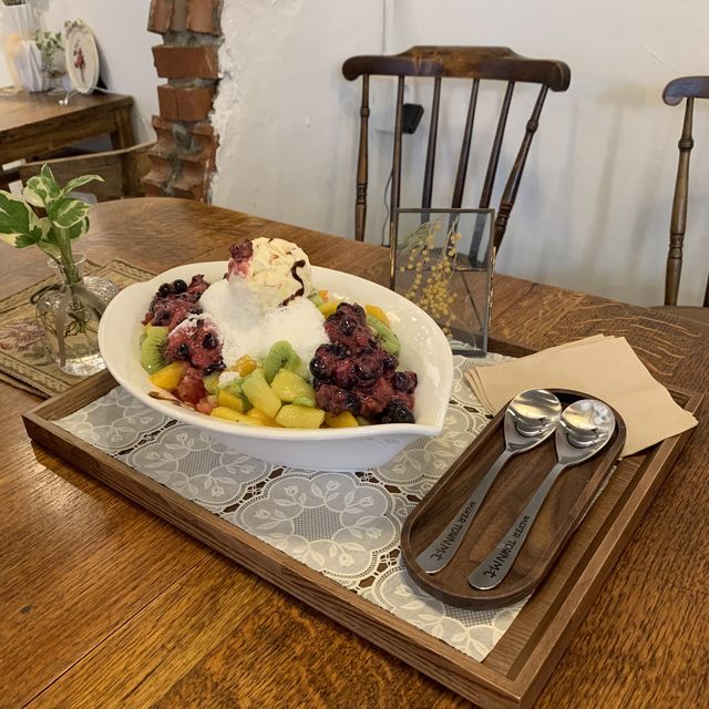 [🇰🇷, 창원] 이한치한 겨울에 빙수 즐기기, 산토리니 🇬🇷🍧