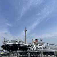 横浜の海の見える山下公園