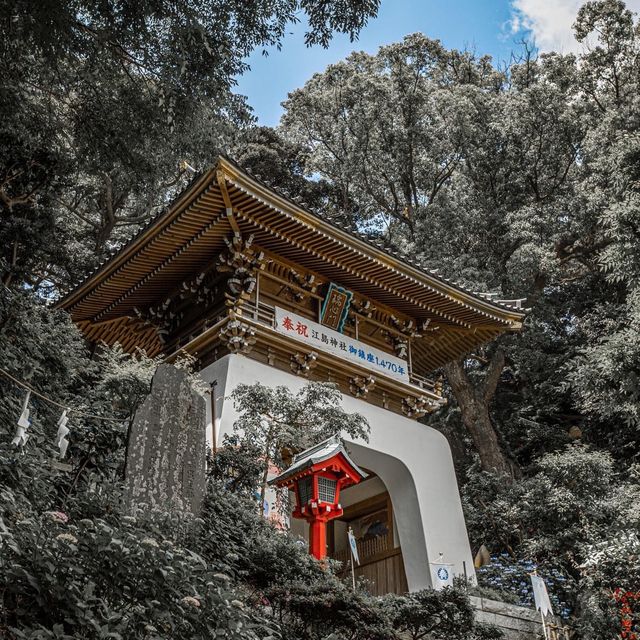 Ngôi chùa tại Enoshima Nhật Bản
