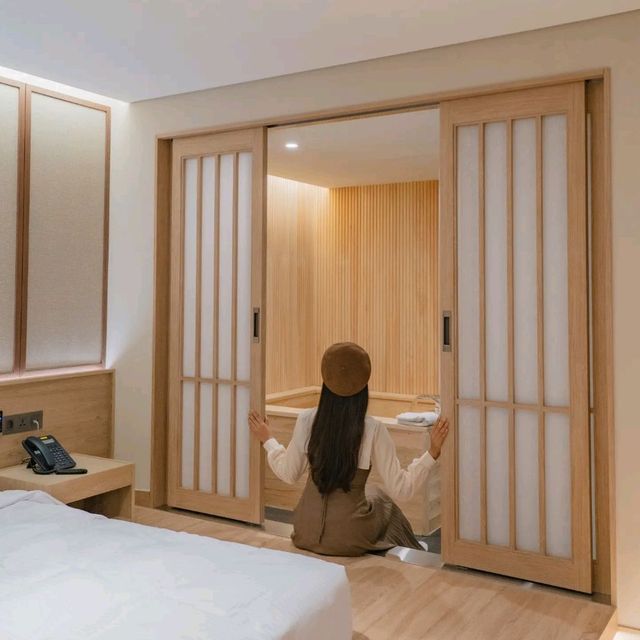 ❤️히노끼탕으로 찐 힐링 가능한 부산의 예쁜 숙소 [부산, 호텔포레 더 스파]