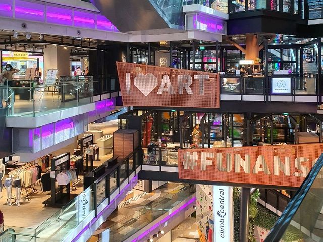 Funan Mall - Indoor Cycling Track