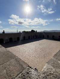 A fortress at the top of Montjuic 