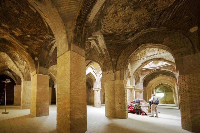 Ancient and solemn Friday Mosque.