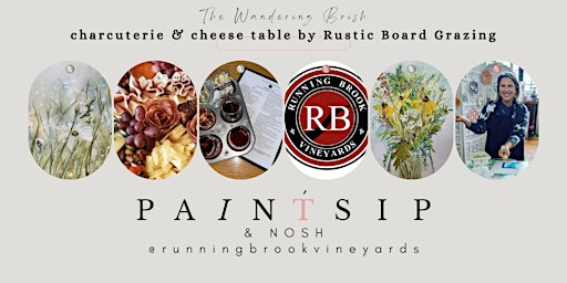 Paint.Sip.Nosh Spring Flowers in Watercolor for beginners | Running Brook Vineyard & Winery