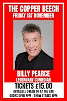 An Evening with the legendry comedian Billy Pearce | Copper Beech Club
