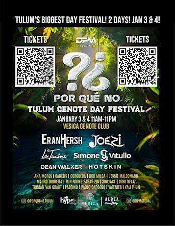 Tulum Cenote Festival by DPM | Vesica Tulum | Cenote Club