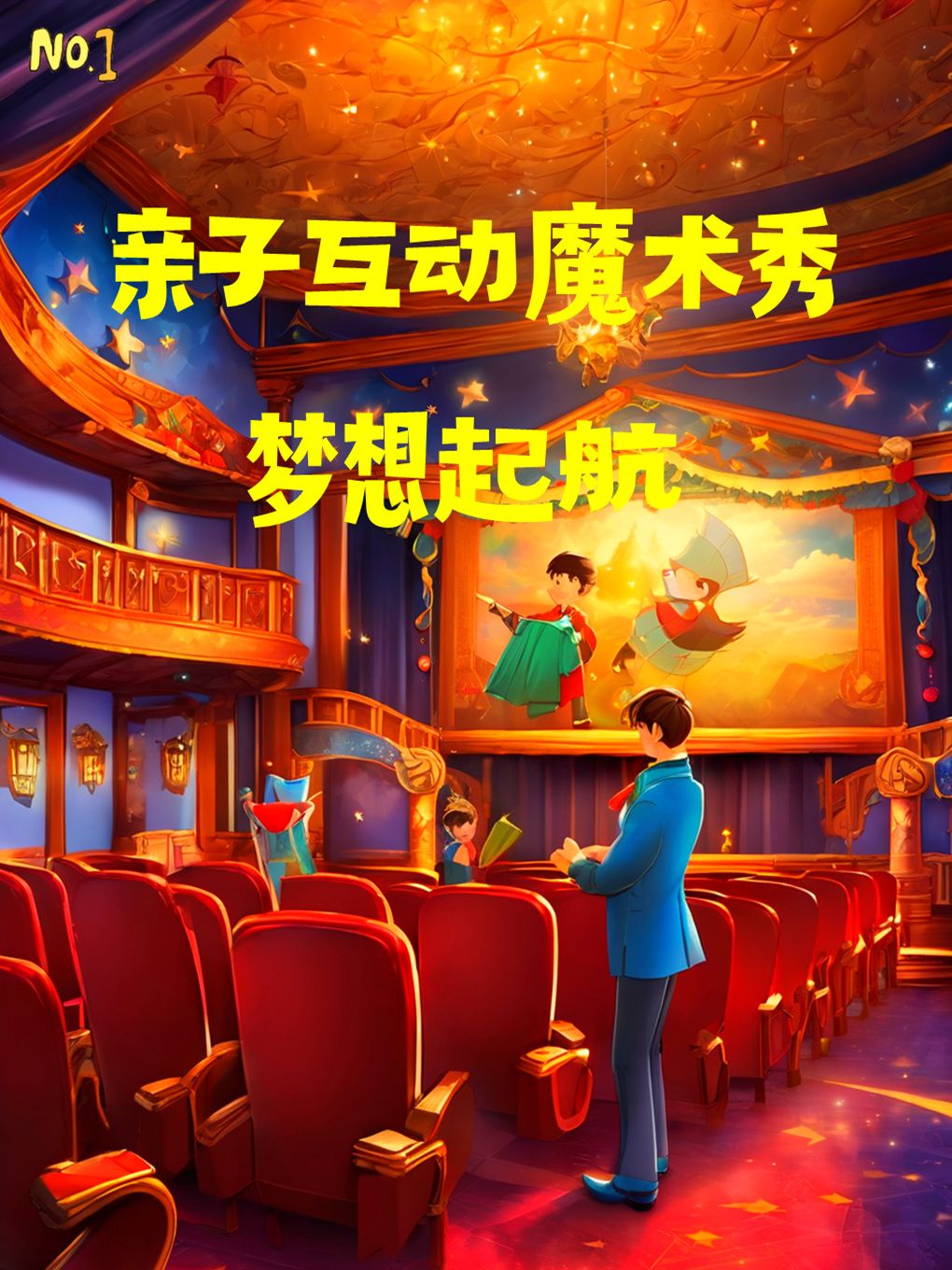 親子互動魔術秀《夢想起航》贈送周邊|兒童親子 | 然也劇場