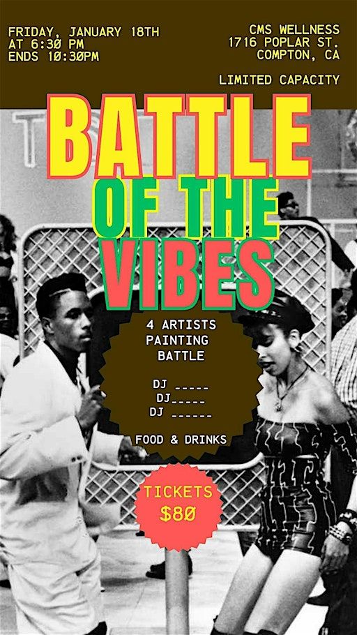Battle of the Vibes Compton: A Garden Painting Party | Center of Mental and Spiritual Wellness (CMS Wellness)