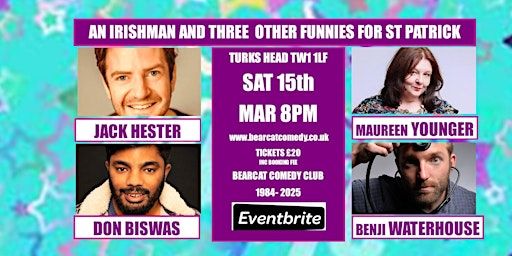 Bearcat Comedy Saturday 15th March | Turks Head