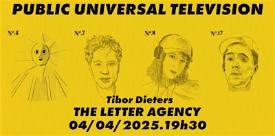 Public Universal Television Ep. 3: "The Letter Agency" with Tibor Dieters | Tempel Amsterdam