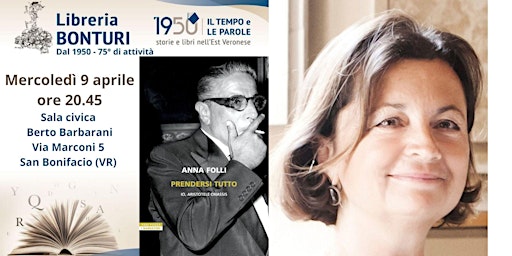 Il tempo e le parole - Incontro con gli autori . ANNA FOLLI | Sala civica Berto Barbarani