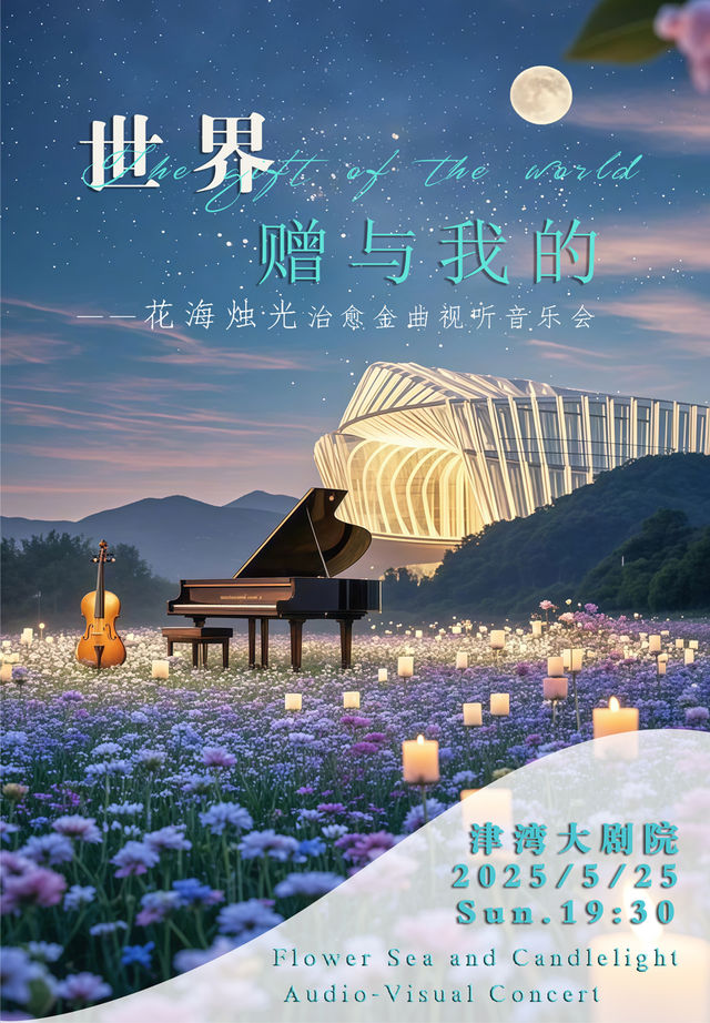 《世界贈與我的——花海燭光治癒金曲視聽音樂會》｜音樂會 | 津灣大劇院