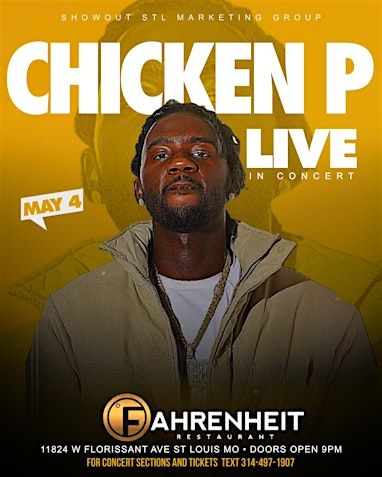 Chicken P LIVE IN CONCERT | Fahrenheit Restaurant