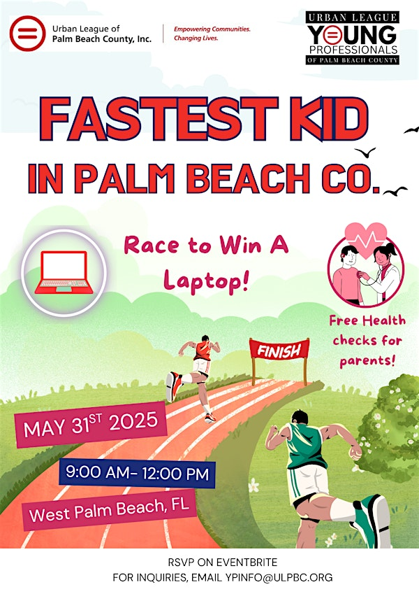 Fastest Kid in Palm Beach County: Kid’s Races & Free Health Screenings | Roosevelt Middle School
