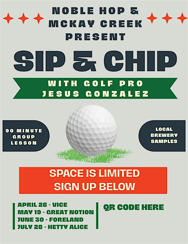 Sip & Chip June 2025 | McKay Creek Golf Course & Driving Range