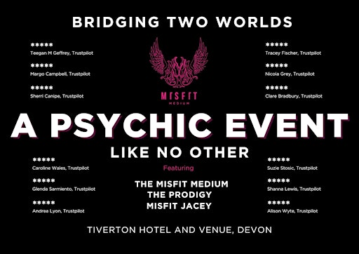 A Bridge Between Two Worlds-In Person Evidential Psychic Mediumship Event | Tiverton Hotel Lounge & Venue