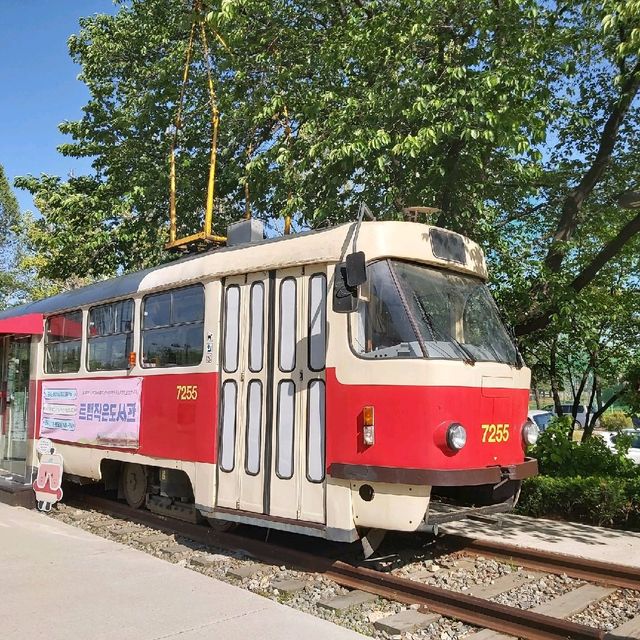 Historic station and park