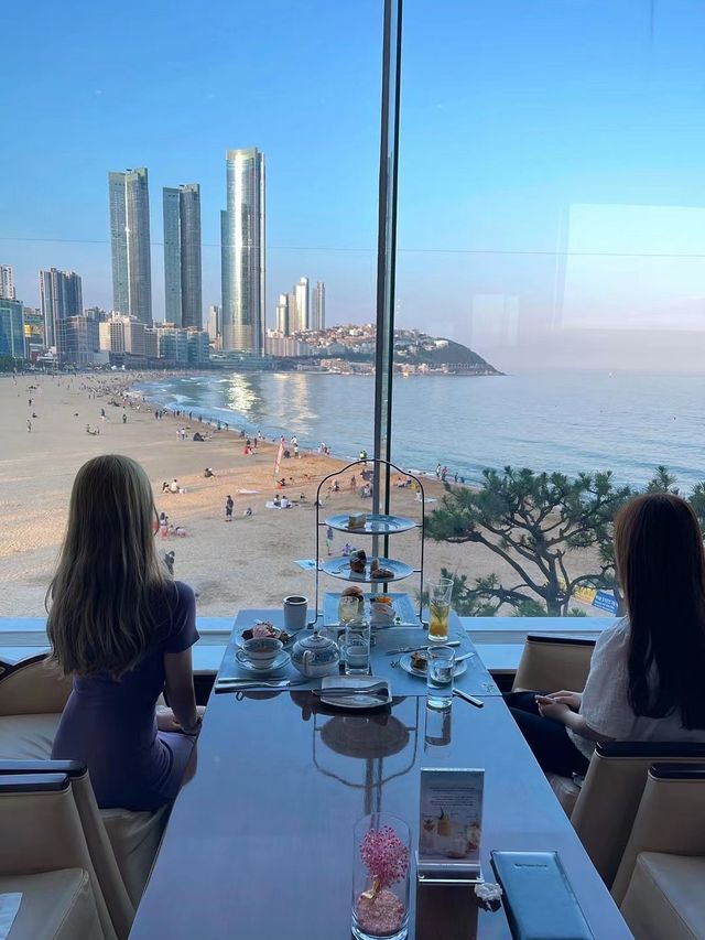 해운대 뷰🌊 웨스틴조선 부산 파노라마라운지 / 애프터눈 티 세트