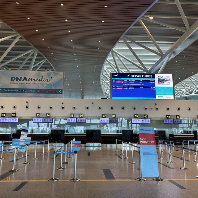 Very efficient airport in central Vietnam