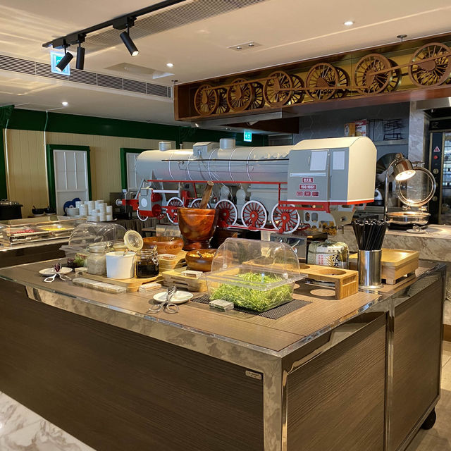 火車主題嘅親子酒店