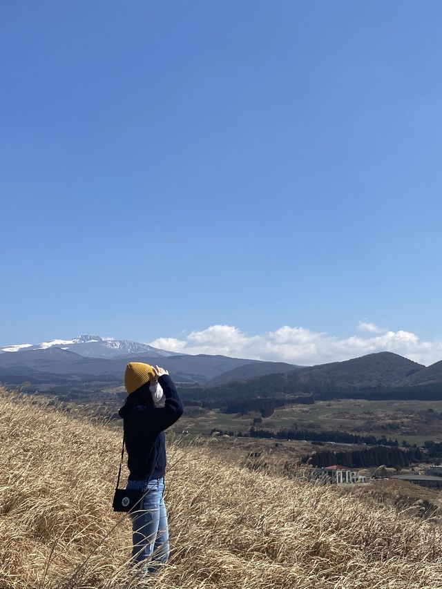 한라산이 보이는 제주도 새별오름 🌾