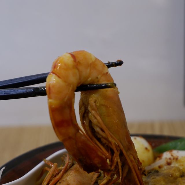 上環隱世食堂，極濃喇沙湯底 
